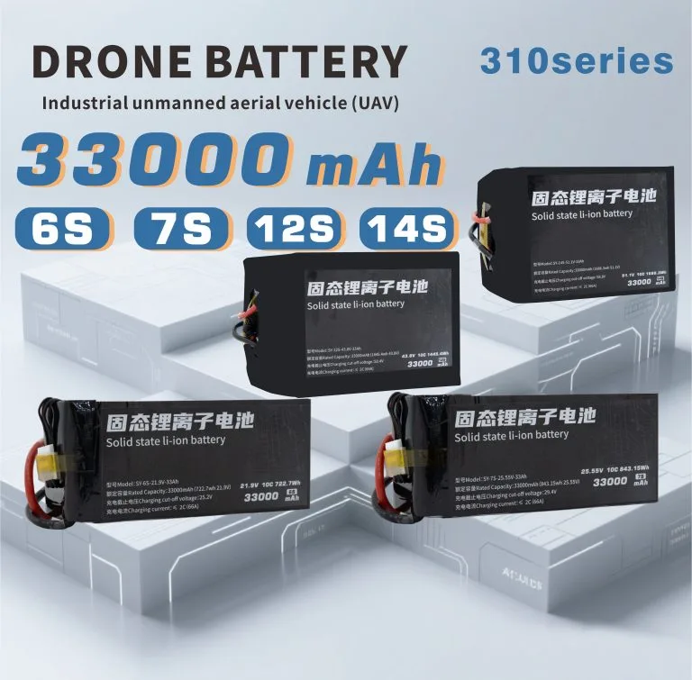 330 Series UAV Battery 6S/7S/12S/14S 33000mAh